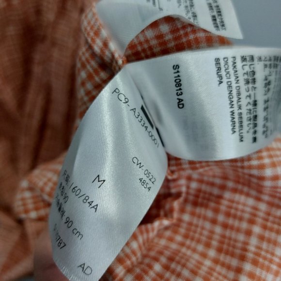 Levi's Linen Amilijia Dress Gingham Medium New - Picture 10 of 10